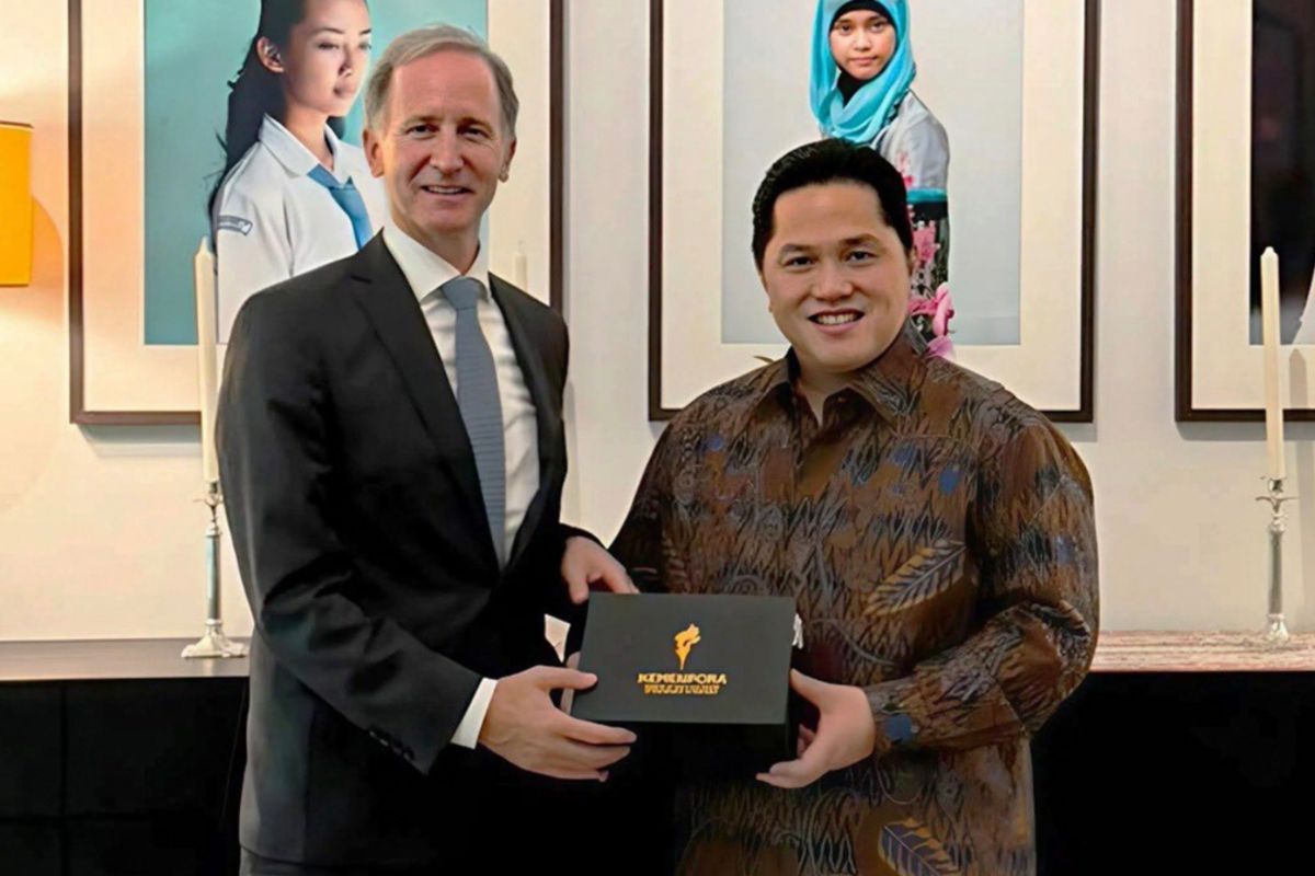 menpora erick thohir jajaki kerjasama dengan belanda