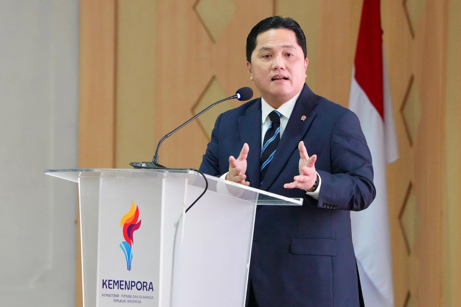 menpora erick thohir ultimatum cabor