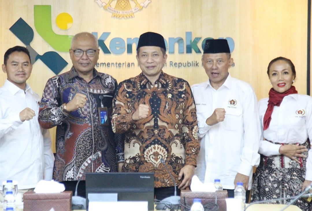 menteri koperasi dan pwi bersinergi