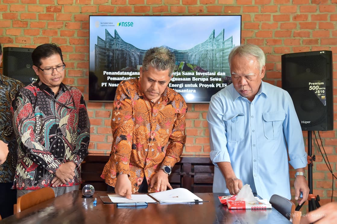 otorita ikn kerja sama bangun plts