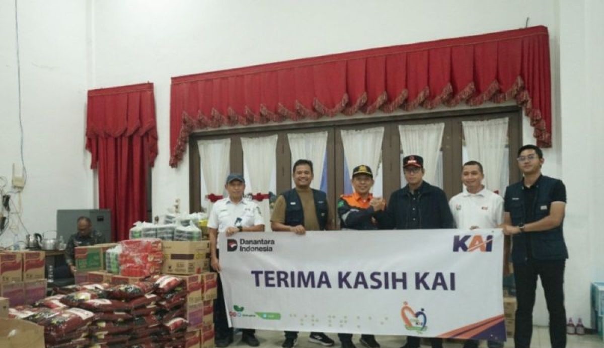 pt kai divisi sumut salurkan bantuan