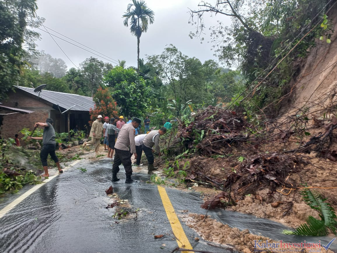 tanah longsor dan banjir di tapanuli utara