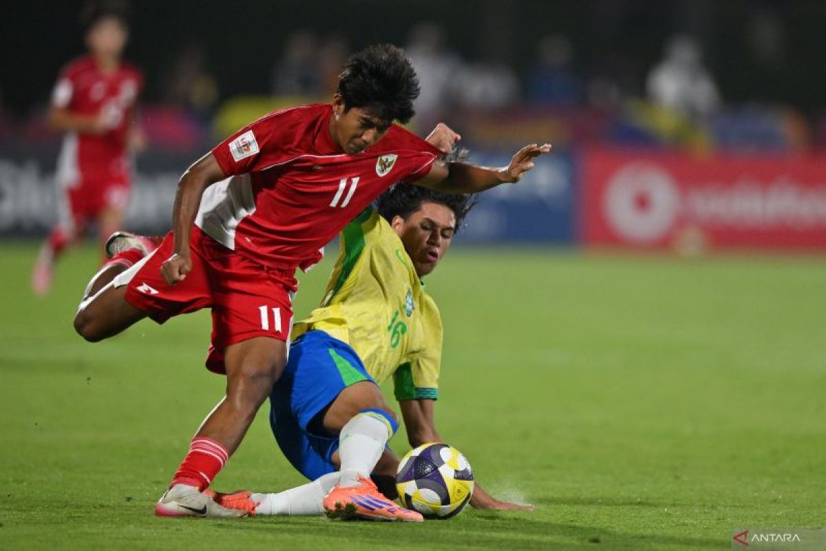 timnas indonesia lawan brasil