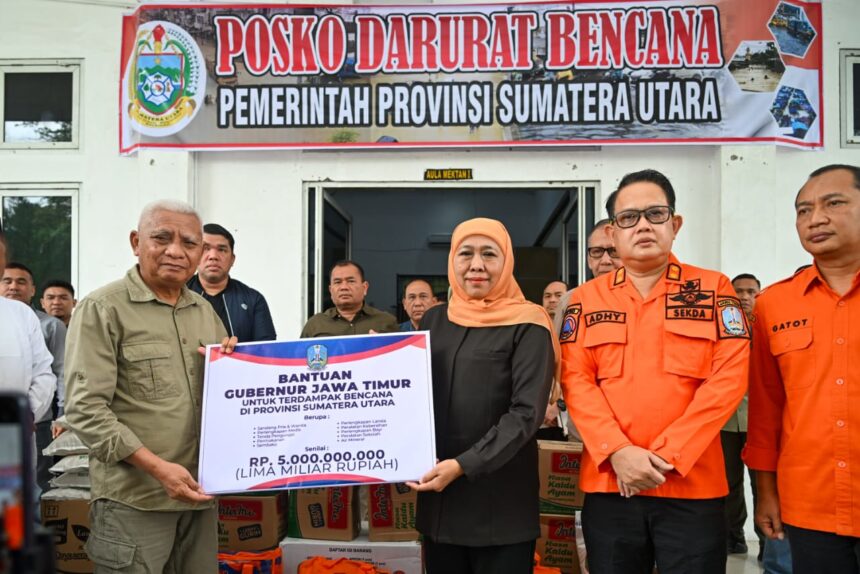 wagub sumut bersama gubernur jatim