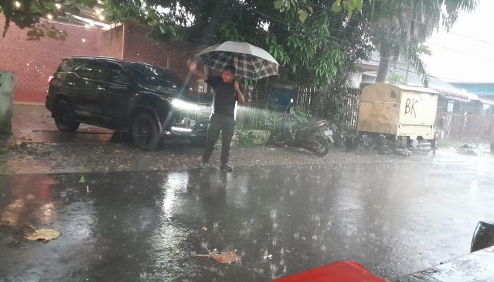 Cuaca di Sumut sebagian cerah, berawan dan hujan ringan. TOPMETRO.NEWS | DP SILALAHI