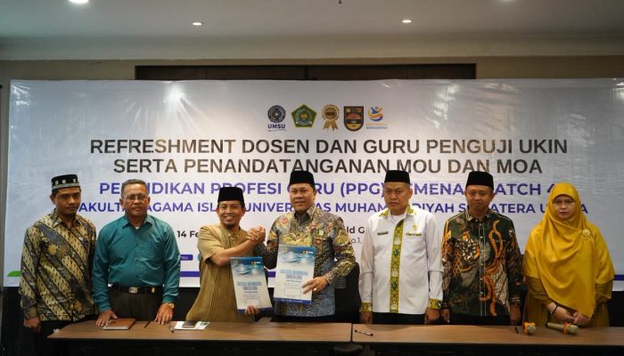 Pembahasan terkait sertifikasi guru. | kemenagsumut