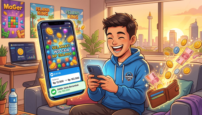 12 Game Penghasil Uang 2026 yang Terbukti Cair ke DANA, Cuan Rp100 Ribu Sehari Tanpa Modal!