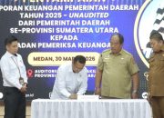 Bupati Asahan Serahkan LKPD 2025 ke BPK Sumut