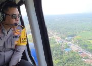 Kapolda Sumut Pantau Arus Mudik via Patroli Udara, Pastikan Jalur Aman dan Lancar