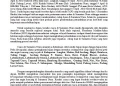 BMKG Peringatkan Potensi Hujan Lebat dan Cuaca Ekstrem di Sumatera Utara Sepekan ke Depan