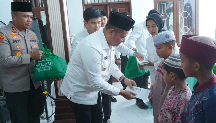 Wakil Bupati Asahan Rianto SH MAP resmikan Rumah Tahfidz Qur'an Amaliah Binaan Satnarkoba Polres Asahan di Kelurahan Teladan Kecamatan Kota Kisaran Timur, Rabu (29/4)