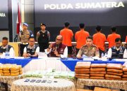 Selamatkan 813 Ribu Jiwa, Polda Sumut Gagalkan Peredaran 72 Kg Sabu dan 151 Kg Ganja