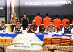 Selamatkan 813 Ribu Jiwa, Polda Sumut Gagalkan Peredaran 72 Kg Sabu dan 151 Kg Ganja