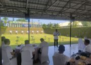 Tingkatkan Kesiapan Petugas, Imigrasi Belawan Ikuti Latihan Menembak di Kopasgat