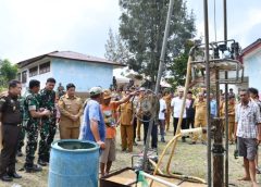 Bupati Samosir Bersama Dandim 0210/TU Launching 30 Sumur Bor Bantuan KASAD