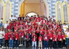 Dr Maruli Siahaan Berangkatkan Wisata Rohani Sekolah Minggu Desa Besar Medan Labuhan