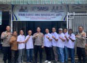 Silaturahmi, Kapolres Kunjungi Kantor SMSI Madina