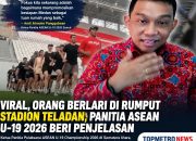 Viral, Orang Berlari di Rumput Stadion Teladan, Panitia ASEAN U-19 2026 Beri Penjelasan