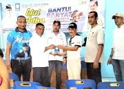 DPD PAN Langkat Sembelih 5 Ekor Sapi Qurban untuk Korban Terdampak Banjir