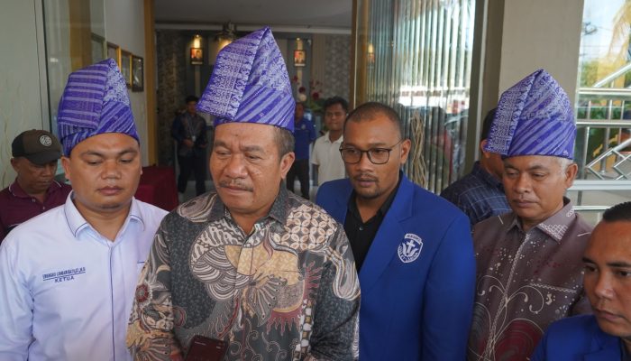 Bupati Asahan Taufik Zainal Abidin SSos MSi hadiri pelantikan DPC GAMKI Asahan periode 2026 - 2029 Aula Hotel Antariksa Kisaran, Sabtu (29/5).