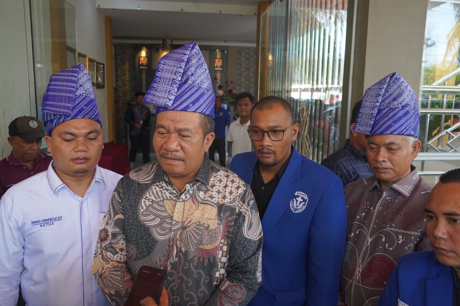 Bupati Asahan Taufik Zainal Abidin SSos MSi hadiri pelantikan DPC GAMKI Asahan periode 2026 - 2029 Aula Hotel Antariksa Kisaran, Sabtu (29/5).