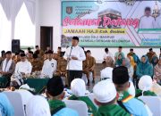 Bupati Asahan Sambut Jamaah Haji di Gedung Tahfiz Qur’an 
