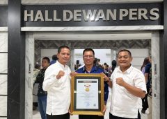 Bupati Anambas Dato’ Aneng Raih Anugerah Tokoh Inspiratif Nasional SMSI 2026 di Gedung Dewan Pers 