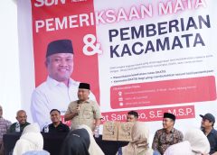 Ribuan Warga Langkat Antusias Ikuti Pemeriksaan Mata dan Pembagian Kacamata Gratis