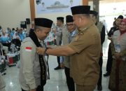 Wakil Bupati Asahan Sambut Kepulangan Jamaah Haji Kloter 7 di Asrama Haji Medan