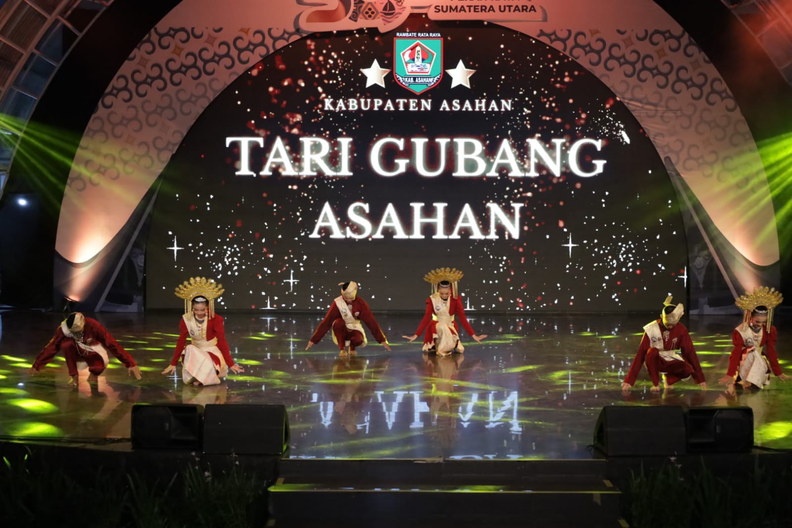 Kabupaten Asahan tampilkan kekayaan seni, budaya dan UMKM di pagelaran Pekan Raya Sumatera Utara (PRSU) ke 50, Kamis (23/7) malam.