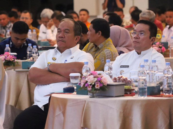 Bupati Asahan hadiri rapat koordinasi monitoring dan asistensi penggunaan dana Transfer ke Daerah TKD tambahan tahun 2026, Selasa (14/7).
