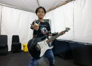 ‎Gavriel, Gitaris Cilik Kota Medan Unjuk Kebolehan di PRSU ke-50 ‎