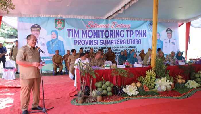 PKK Sumut melakukan monitoring ke 5 Kecamatan di Asahan dalam rangka peringatan Hari Kesatuan Gerak (HKG) PKK tahun 2026, Selasa (30/6).