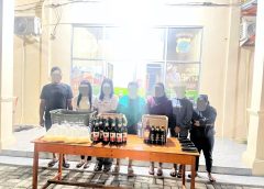 Sat Reskrim Polres Padang Lawas Amankan Belasan Botol Miras dan Tuak Saat Razia THM