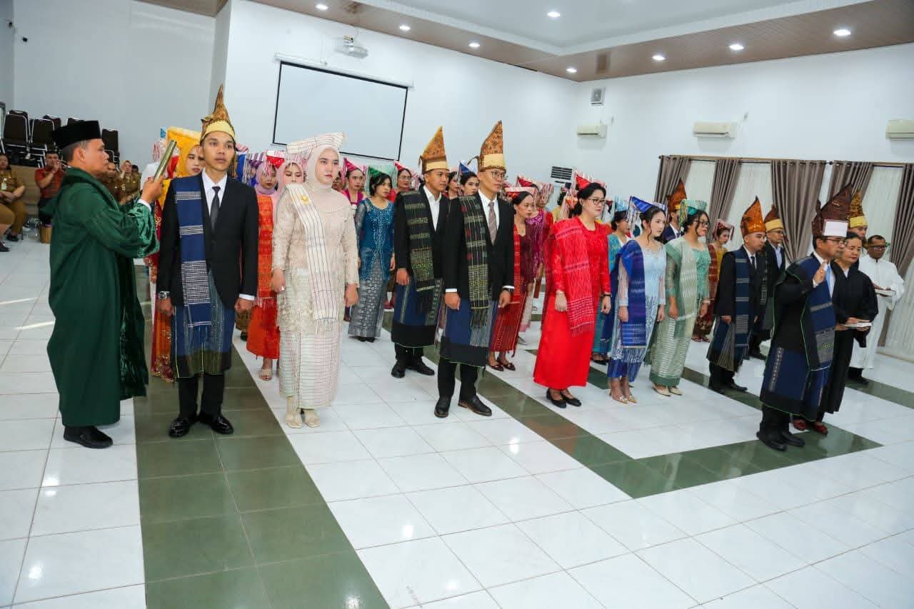 Pelantikan pejabat di Pematangsiantar.