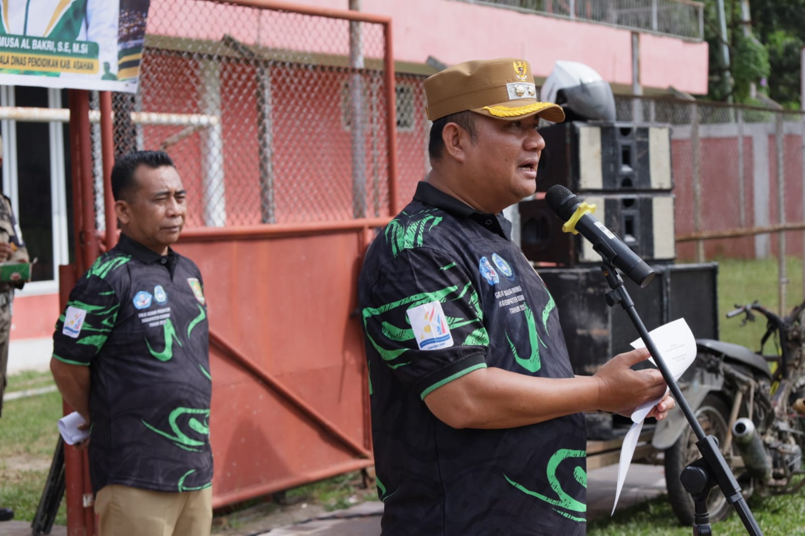 Wakil Bupati Asahan buka GSI tingkat Sekolah Menengah Pertama (SMP) se Asahan di Stadion Mutiara Kisaran, Senin (20/7).