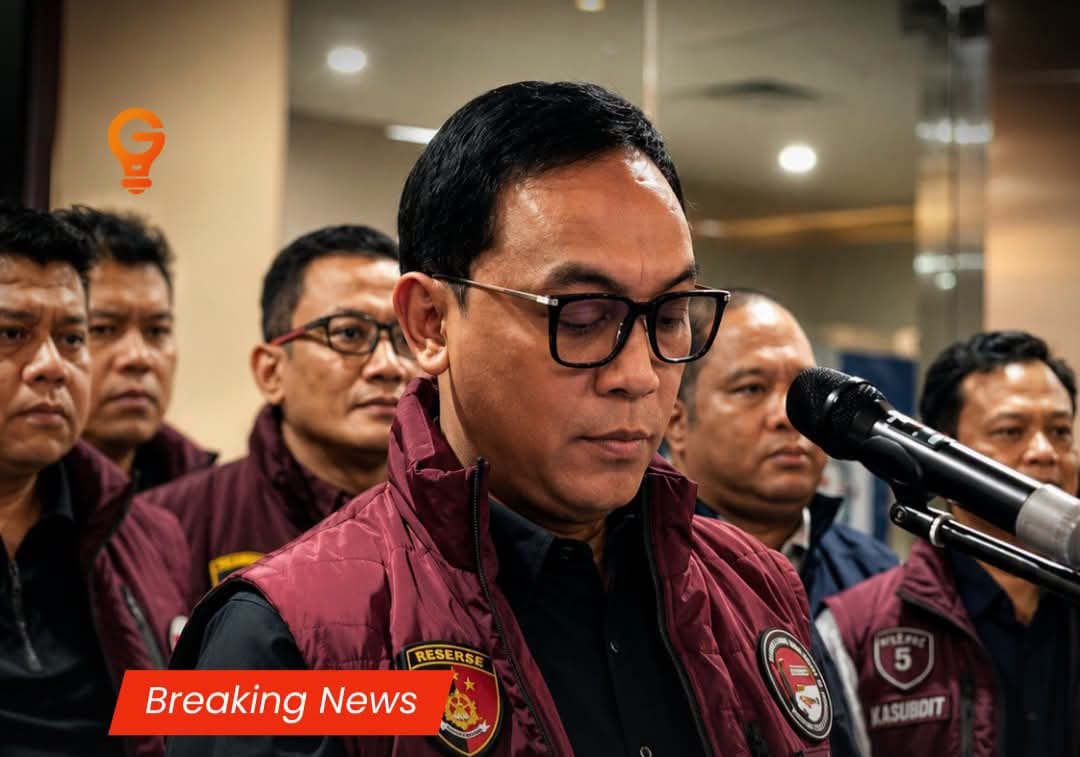 Bareskrim Polri memaparkan penangkapan Kasat Narkoba Polres Tangerang Selatan.