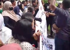 Ratusan Perwakilan Mahasiswa dan Masyarakat Sumut Kecam Ketidakadilan Forkopimda Langkat
