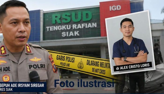 Kapolres Siak (kiri)