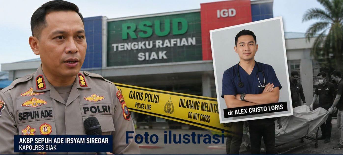 Kapolres Siak (kiri)