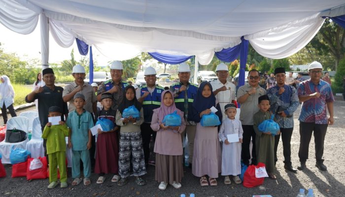 Bupati dan Wakil Bupati Asahan hadiri doa bersama renovasi Kantor Imigrasi yang sebelumnya Kantor Dinas Perhubungan Asahan, Jumat.