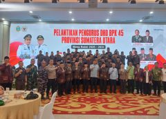 DHD 45 Sumut Resmi Dilantik, Bobby Nasution: Gaungkan Spirit Anak Muda