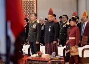 Gubernur Bobby Nasution Bersama Forkopimda Ikuti Upacara Detik-detik Proklamasi HUT Ke-81 RI Secara Virtual