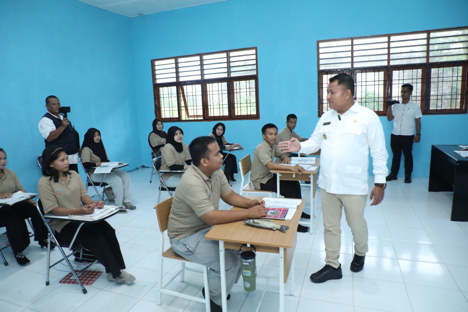 Wakil Bupati Asahan buka program pemagangan nasional dan pelatihan produktivitas UMKM di Balai Latihan Kerja (BLK) Asahan, Rabu (26/8)