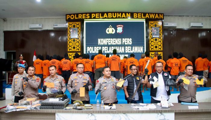 Polres Pelabuhan Belawan.
