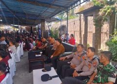 Kapolres Karo Hadiri Inaugurasi Kuasi Paroki Santo Paulus Juhar, Tegaskan Komitmen Jaga Kamtibmas