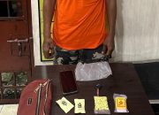 Satres Narkoba Ringkus Pengedar Narkotika Baja Kuning, Amankan100 Butir Ekstasi dan 2 Pod Getar