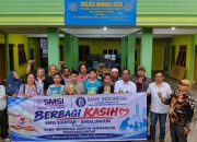 H-1 Pelantikan, SMSI Siantar-Simalungun dan BI Berbagi Kasih ke Panti Asuhan