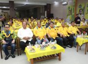 Bupati Asahan, Taufik Zainal Abidin SSos MSi hadiri Musda XI Partai Golkar Asahan di Hotel Sabty Garden, Sabtu (10/10).
