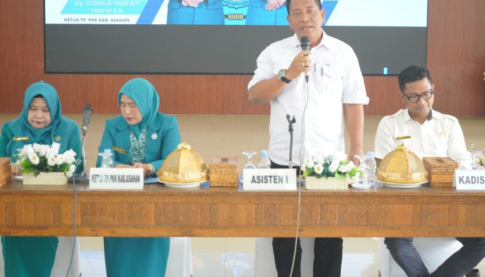 PKK Asahan gelar rapat koordinasi bersama PKK Kecamatan dan Desa/Kelurahan di Pendopo Rumah Dinas Bupati, Rabu (14/10). 